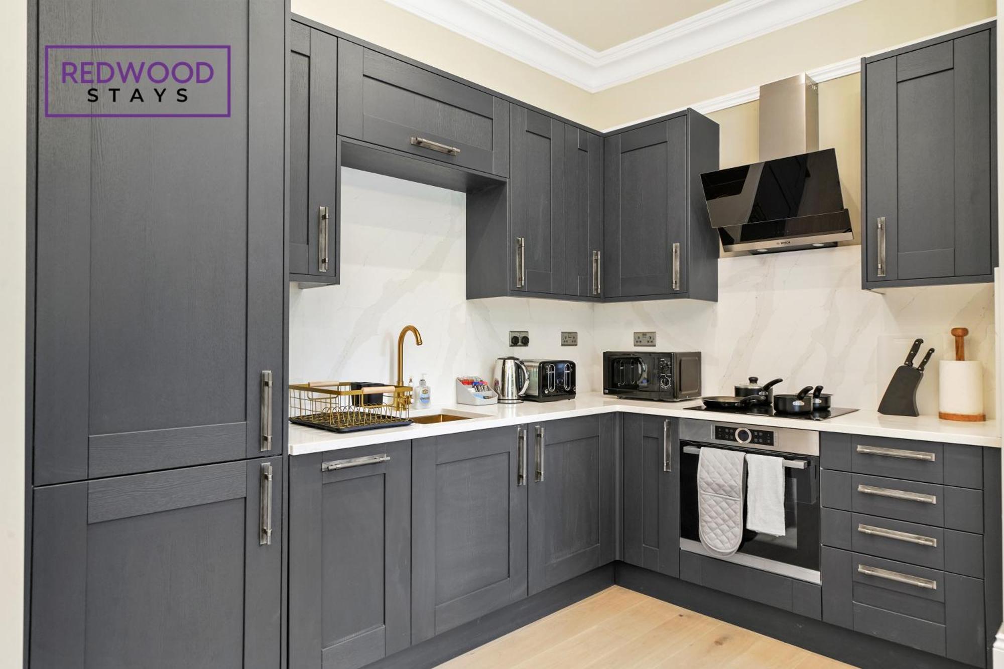 Top Quality 2 Bed 1 Bath Apartments For Contractors By Redwood Stays Reading Bagian luar foto