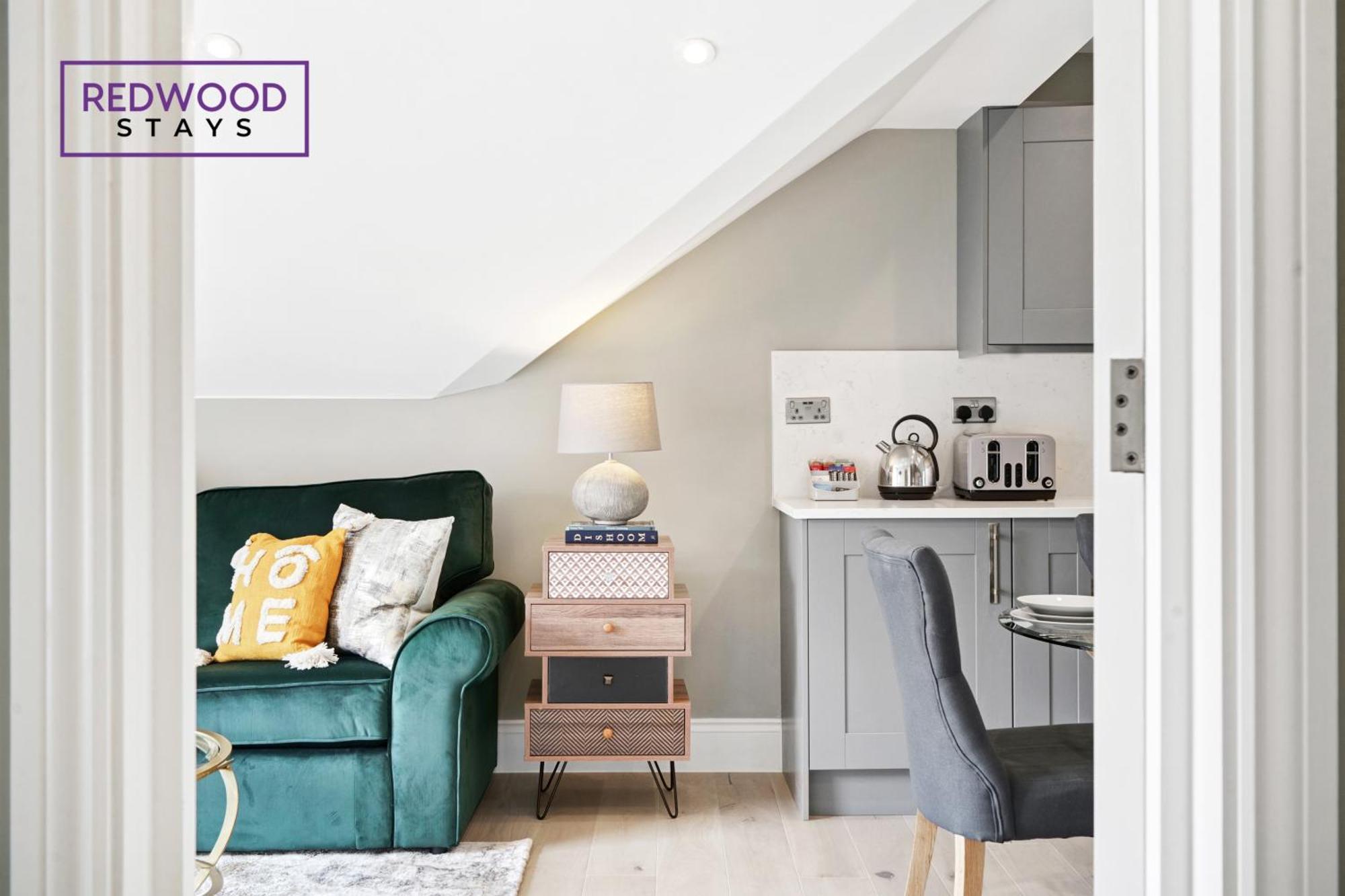 Top Quality 2 Bed 1 Bath Apartments For Contractors By Redwood Stays Reading Bagian luar foto