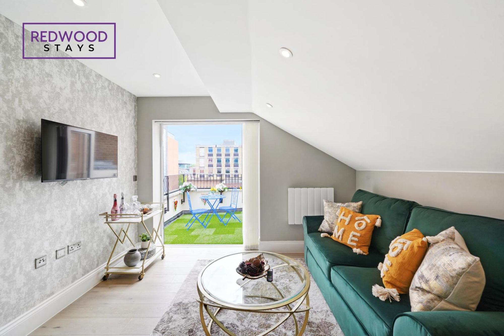 Top Quality 2 Bed 1 Bath Apartments For Contractors By Redwood Stays Reading Bagian luar foto