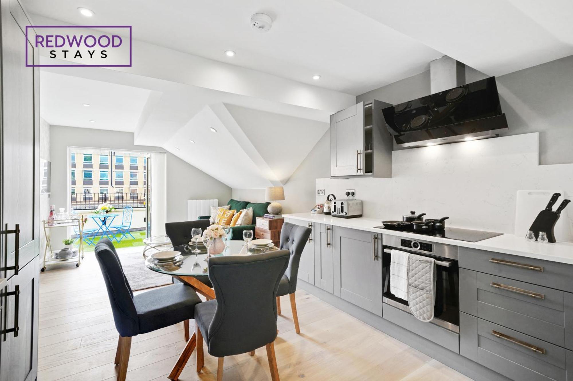 Top Quality 2 Bed 1 Bath Apartments For Contractors By Redwood Stays Reading Bagian luar foto