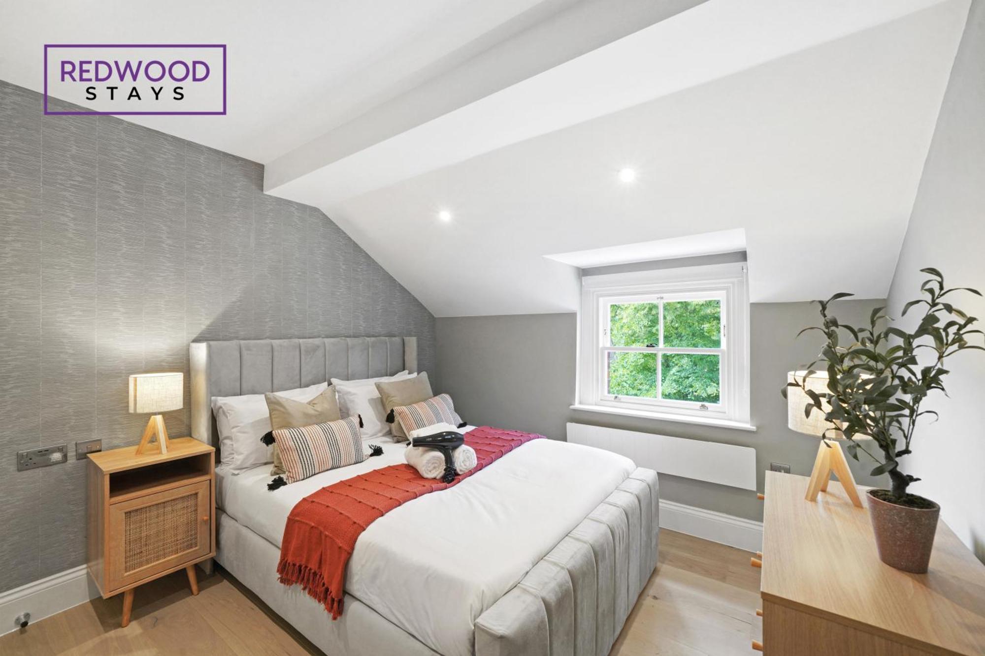 Top Quality 2 Bed 1 Bath Apartments For Contractors By Redwood Stays Reading Bagian luar foto