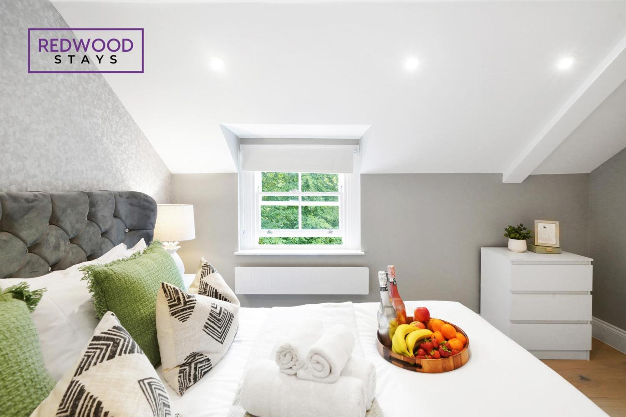 Top Quality 2 Bed 1 Bath Apartments For Contractors By Redwood Stays Reading Bagian luar foto